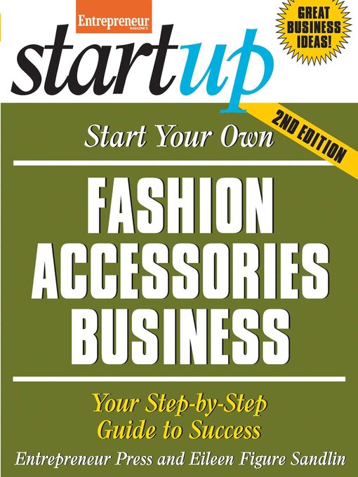 Cover image for Start Your Own Fashion Accessories Business